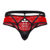 CandyMan Jockstrap Dentelle Lalita Noir et Rouge